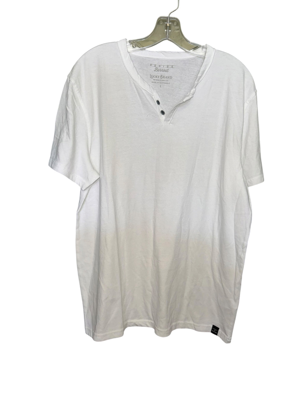 Lucky Brand Venice Burnout Henley T-Shirt