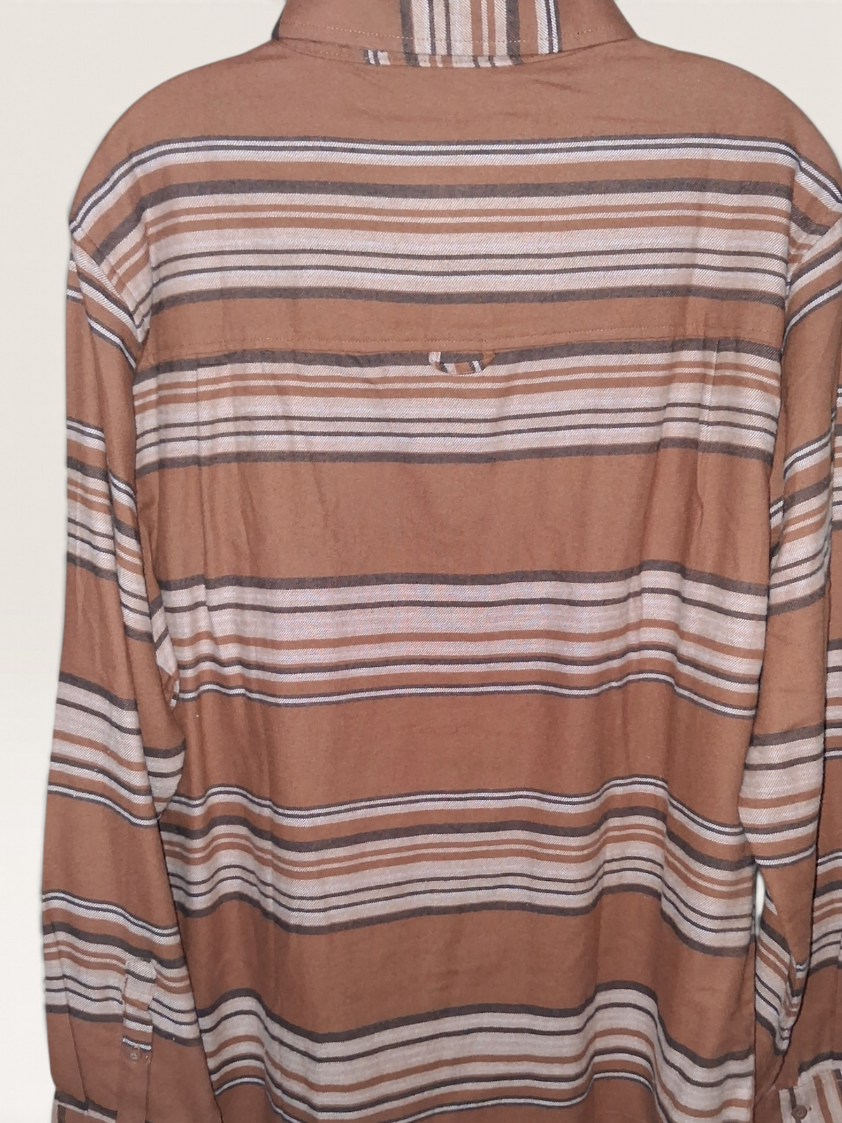 Hurley Men's Earth Tone Striped Flannel / Shirt Jacket (NWT)