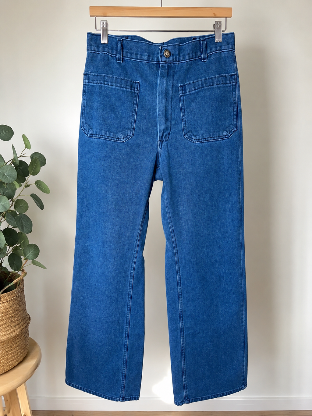 Vintage 1960s US Navy Dungaree Denim Trousers Vietnam Era Pants