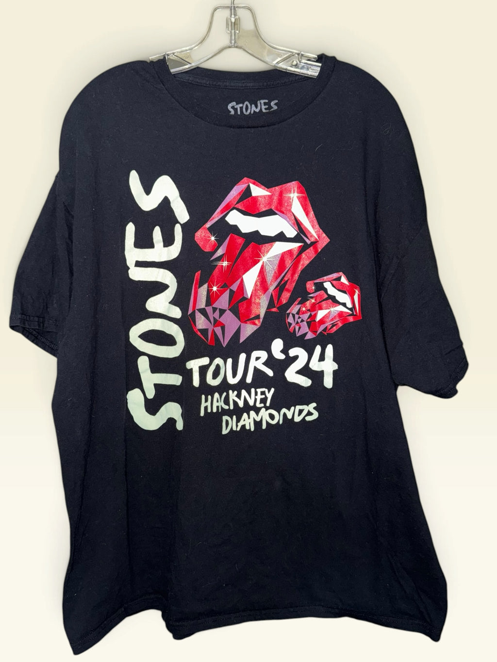 Rolling Stones “Hackney Diamonds” 2024 Tour T-Shirt