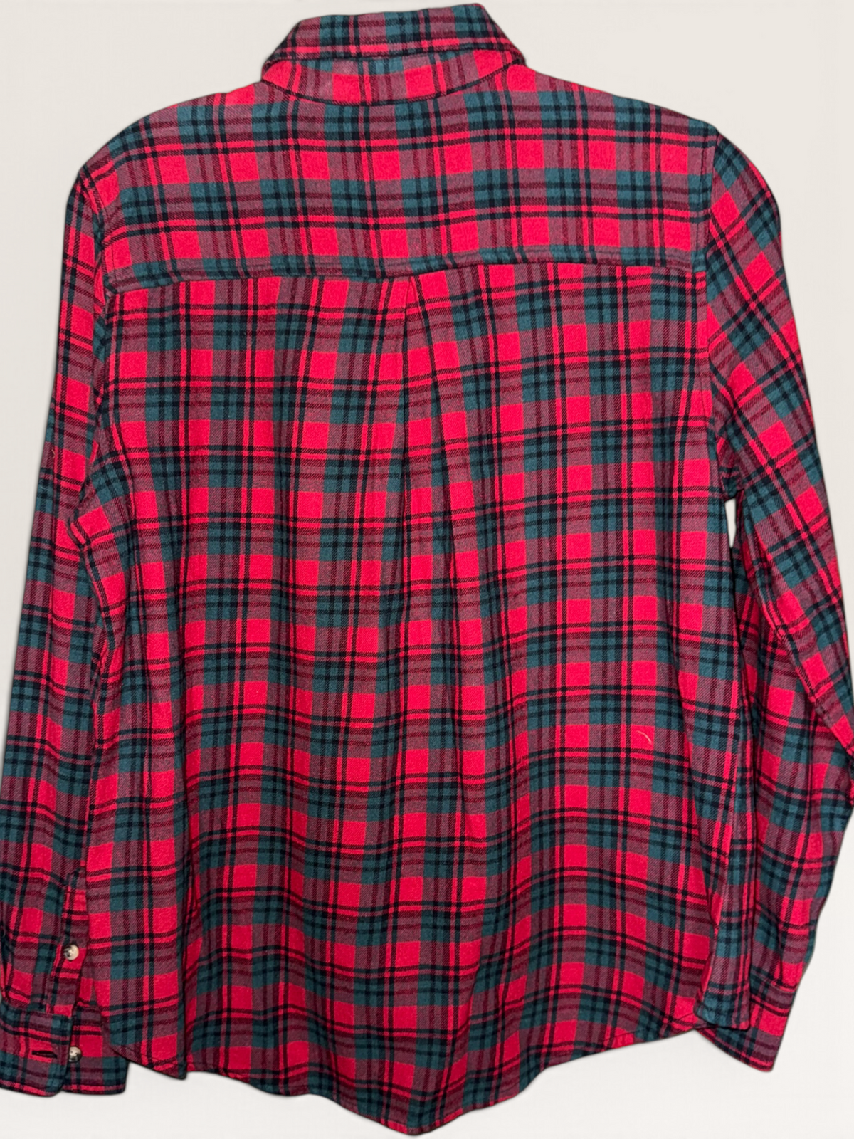 Red Tartan Flannel Shirt