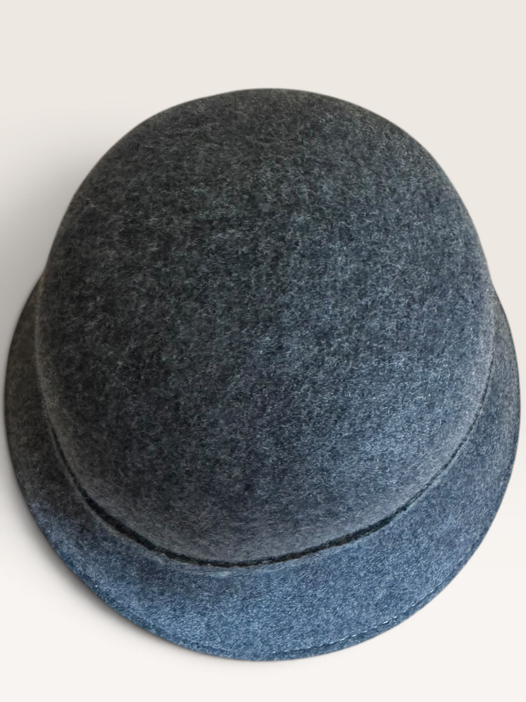 Wool Cloche Hat with Buckle Detail