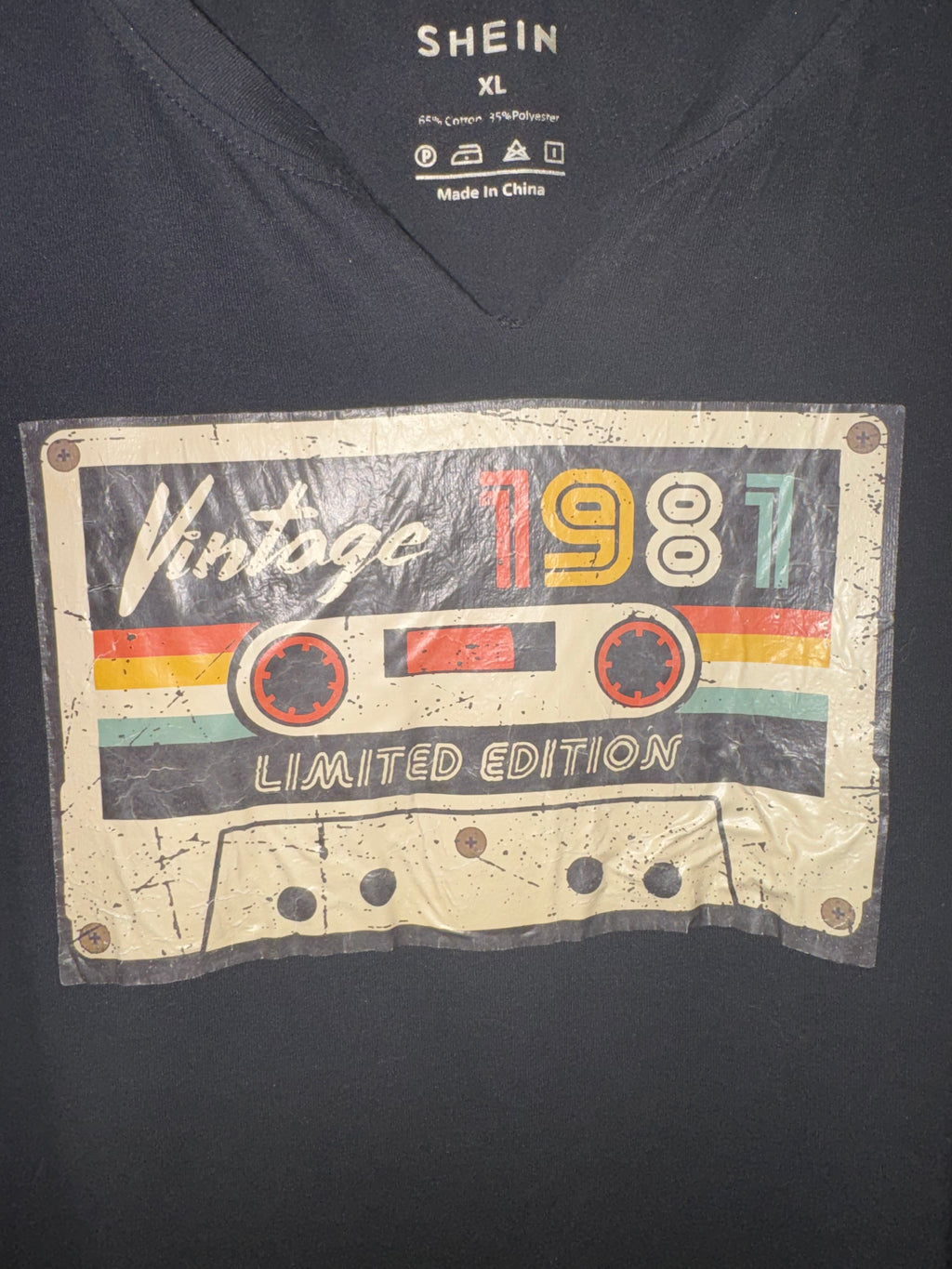 SHEIN Vintage 1981 Graphic Tee