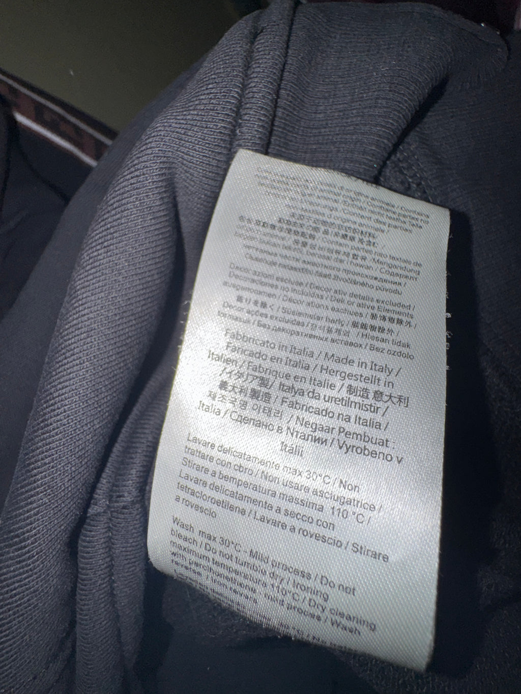 Fendi Black FF Sleeve-Tape Zip Hoodie