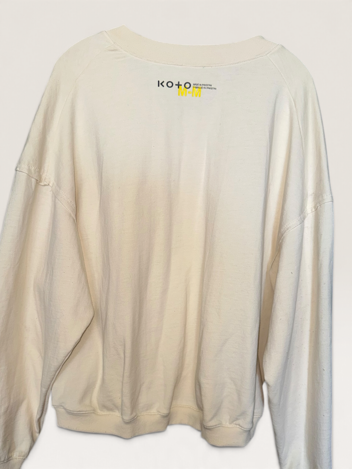KO+O Ivory Crewneck Sweatshirt