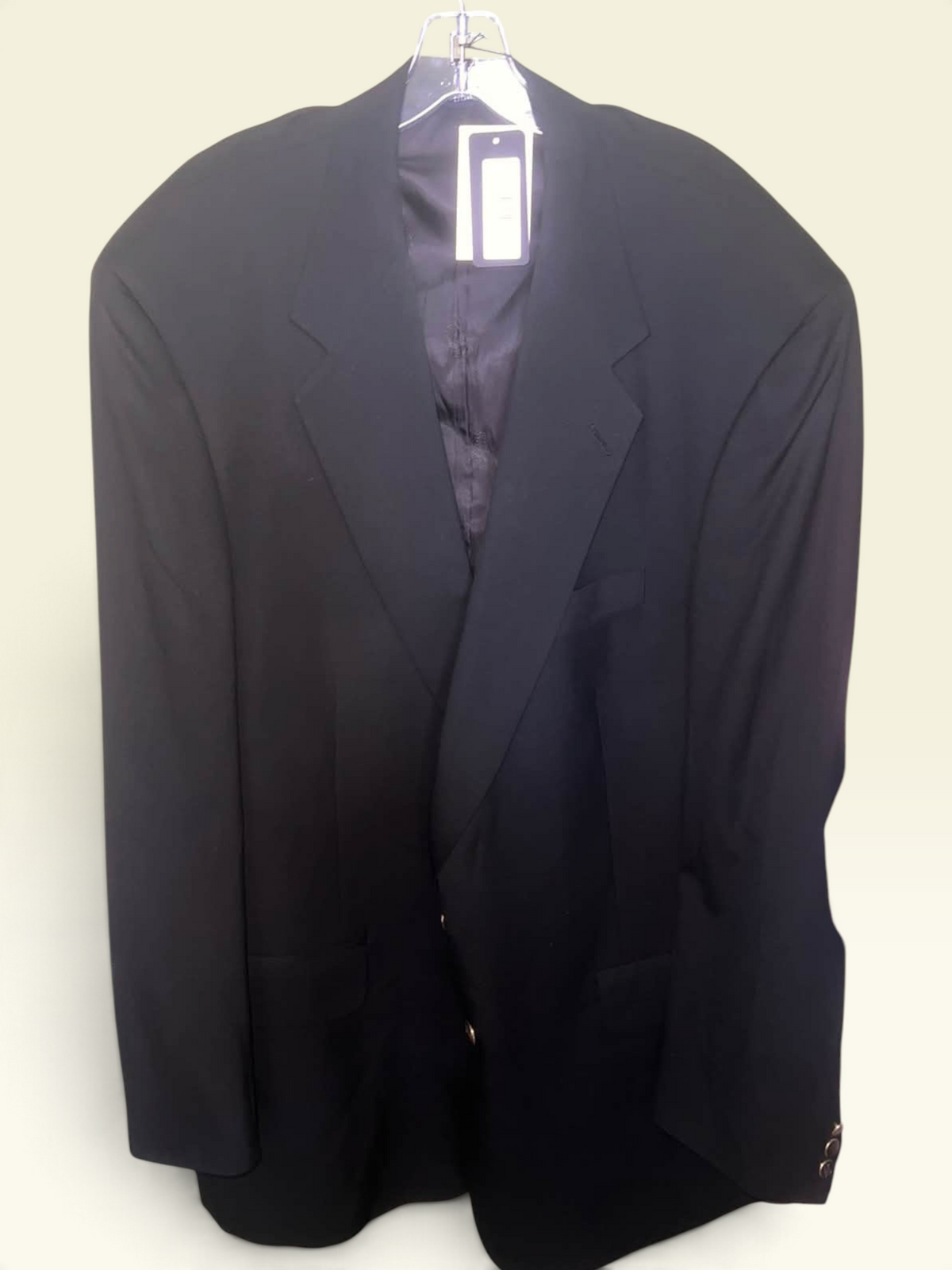 Vintage Burberry’s Black Super 100’s Wool Blazer