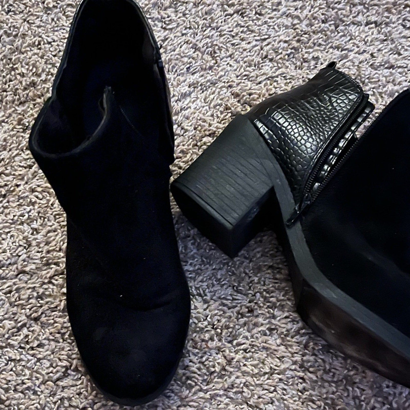 Round Toe Booties