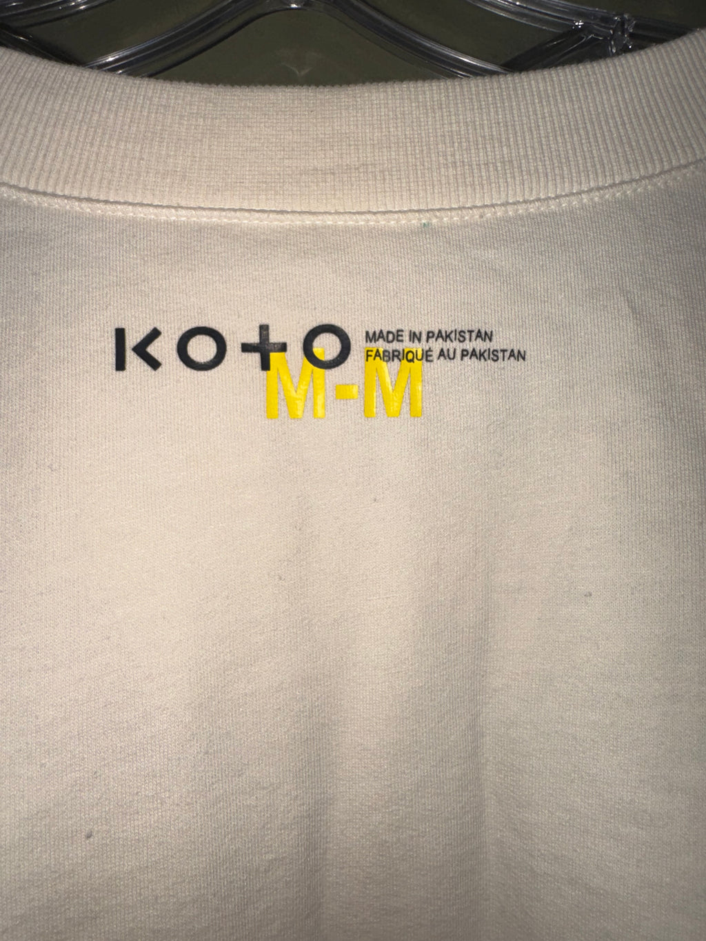 KO+O Ivory Crewneck Sweatshirt