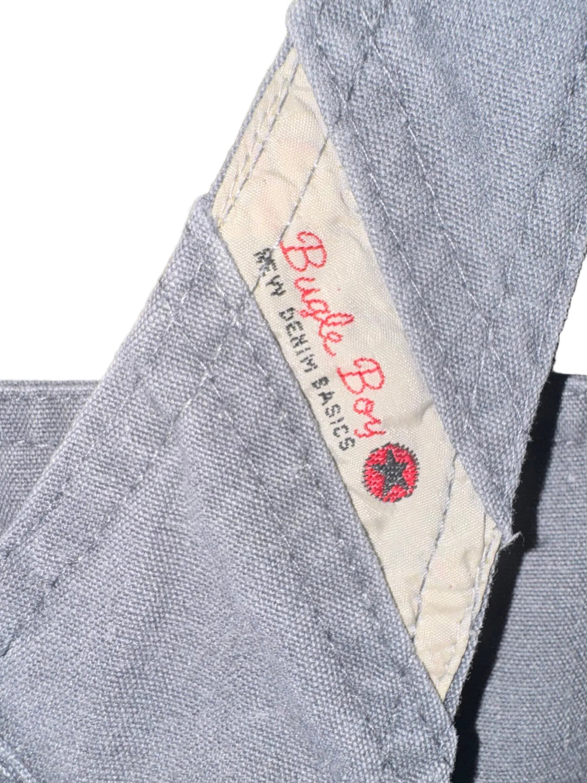 Bugle Boy Pale Gray Bib Overalls