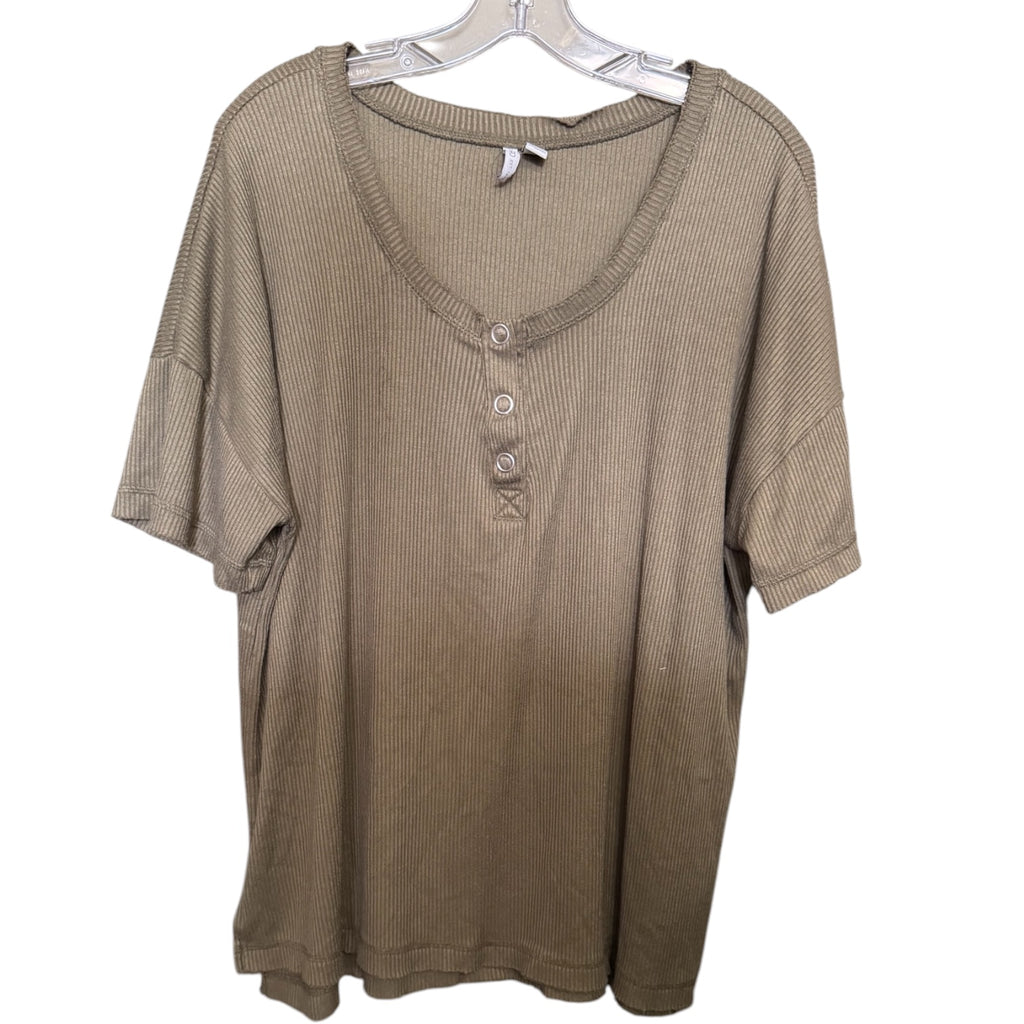 Cato Ribbed Henley Tee