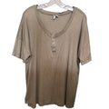Cato Ribbed Henley Tee