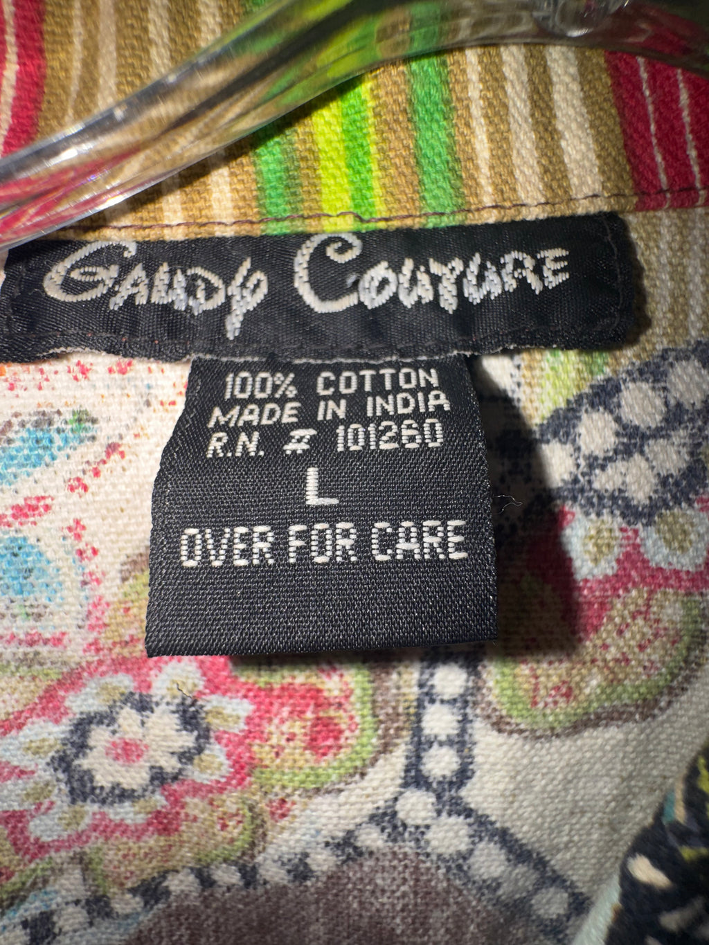 Gawdy Couture Colorful Patchwork Cotton Jacket
