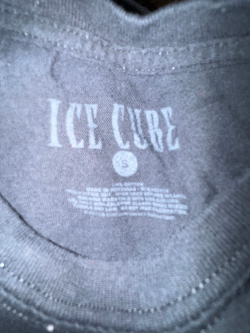 Ice Cube Colorblock Rap Graphic T-Shirt