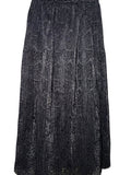 Black Lace Midi Skirt
