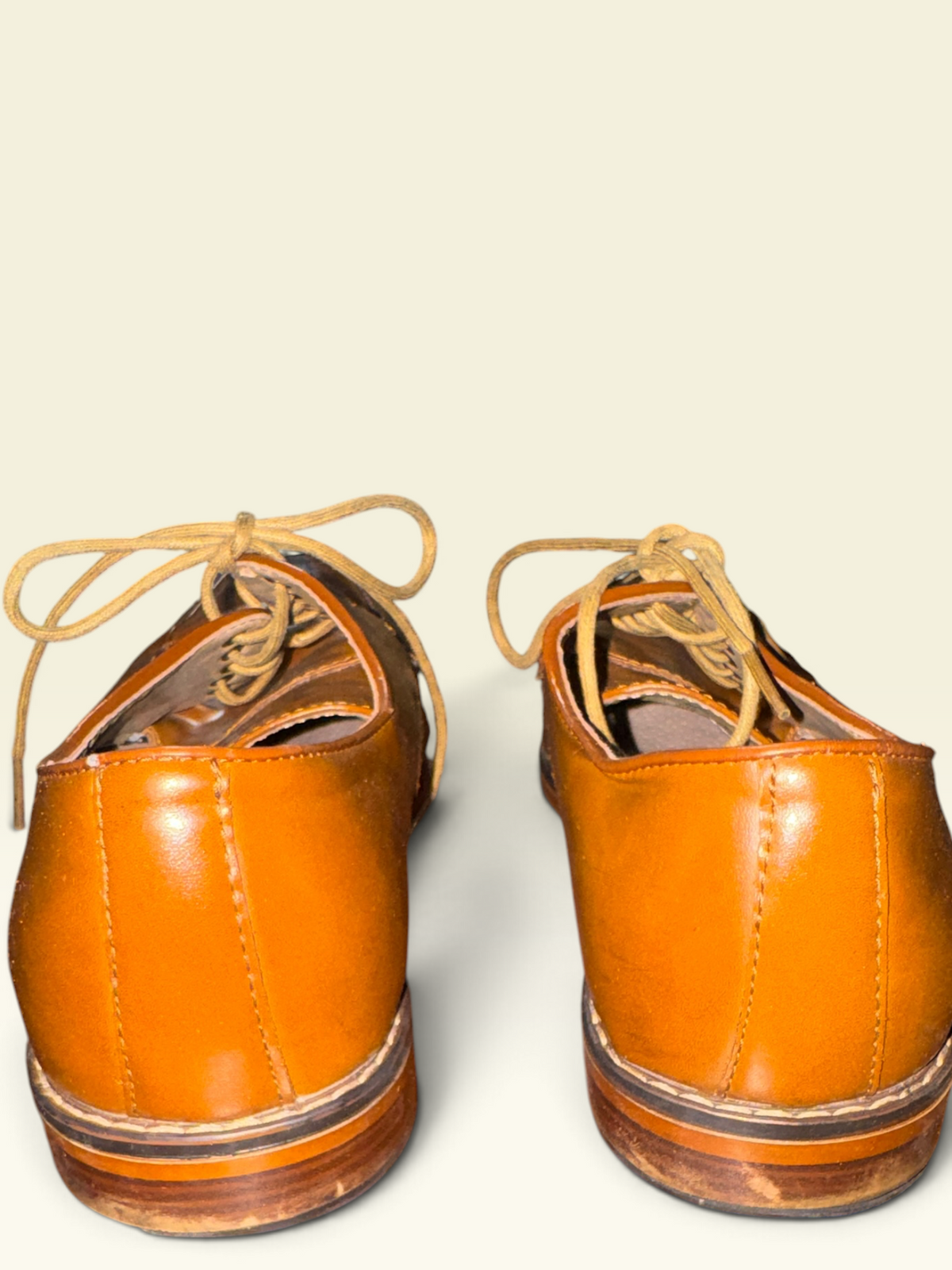 Madden Tan Lace-Up Dress Shoes
