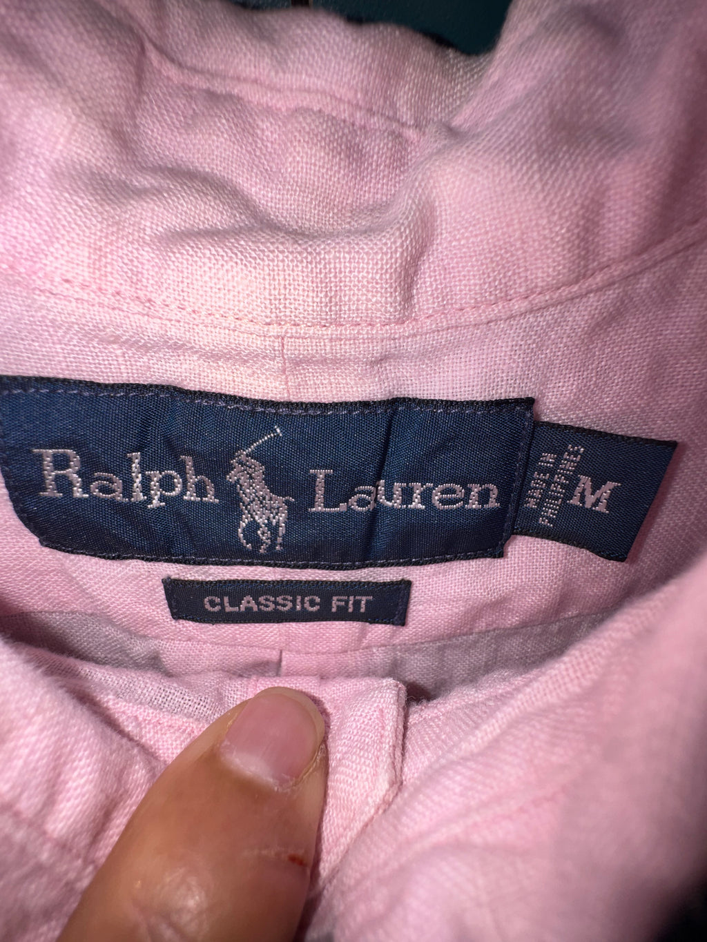 Ralph Lauren Pink Classic Fit Button-Down Shirt