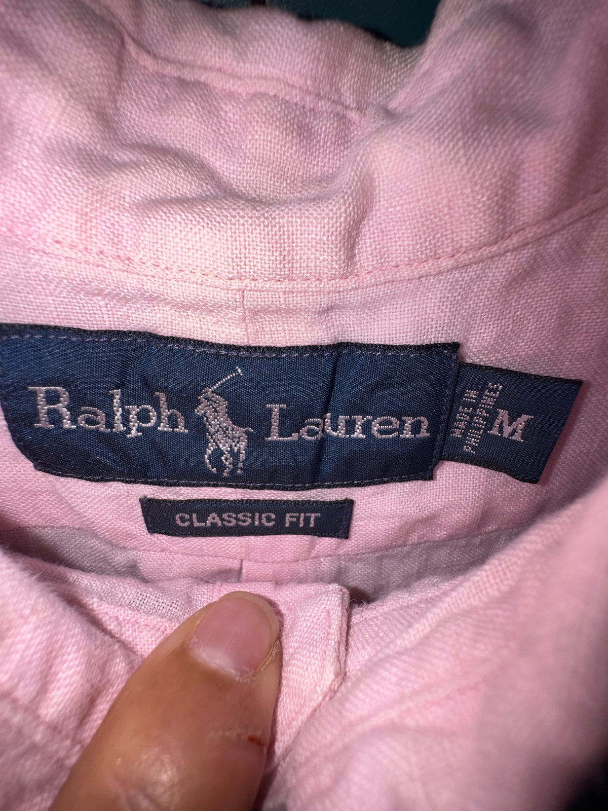 Ralph Lauren Pink Classic Fit Button-Down Shirt