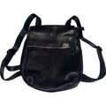 American Leather Co. Black Leather Backpack