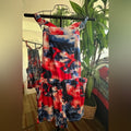 Tie dyed American colors bibs