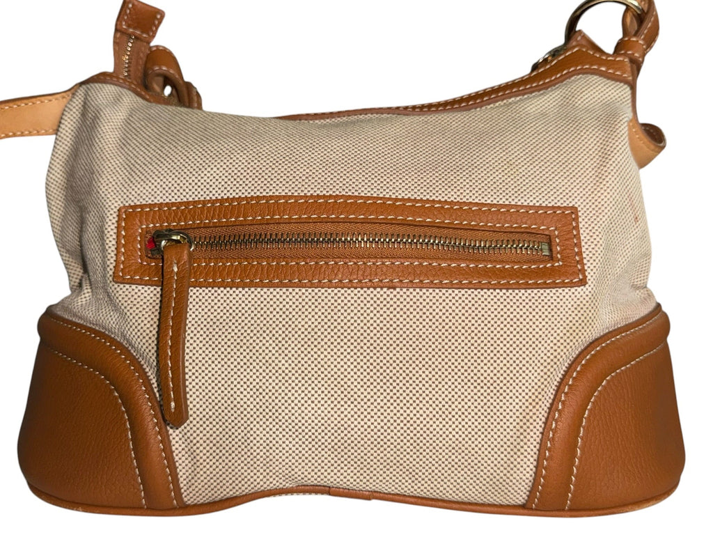 Dooney & Bourke Canvas and Leather Hobo Bag