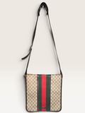 Vintage Gucci GG Supreme Web Messenger Crossbody Bag – Style 201444
