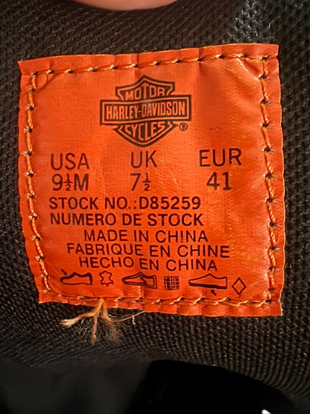 Harley-Davidson Jammie Black Leather Moto Boots