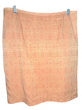 Norton McNaughton Petites Peach Jacquard Skirt