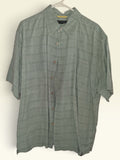 Royal Robbins Sage Green Plaid Short-Sleeve Shirt