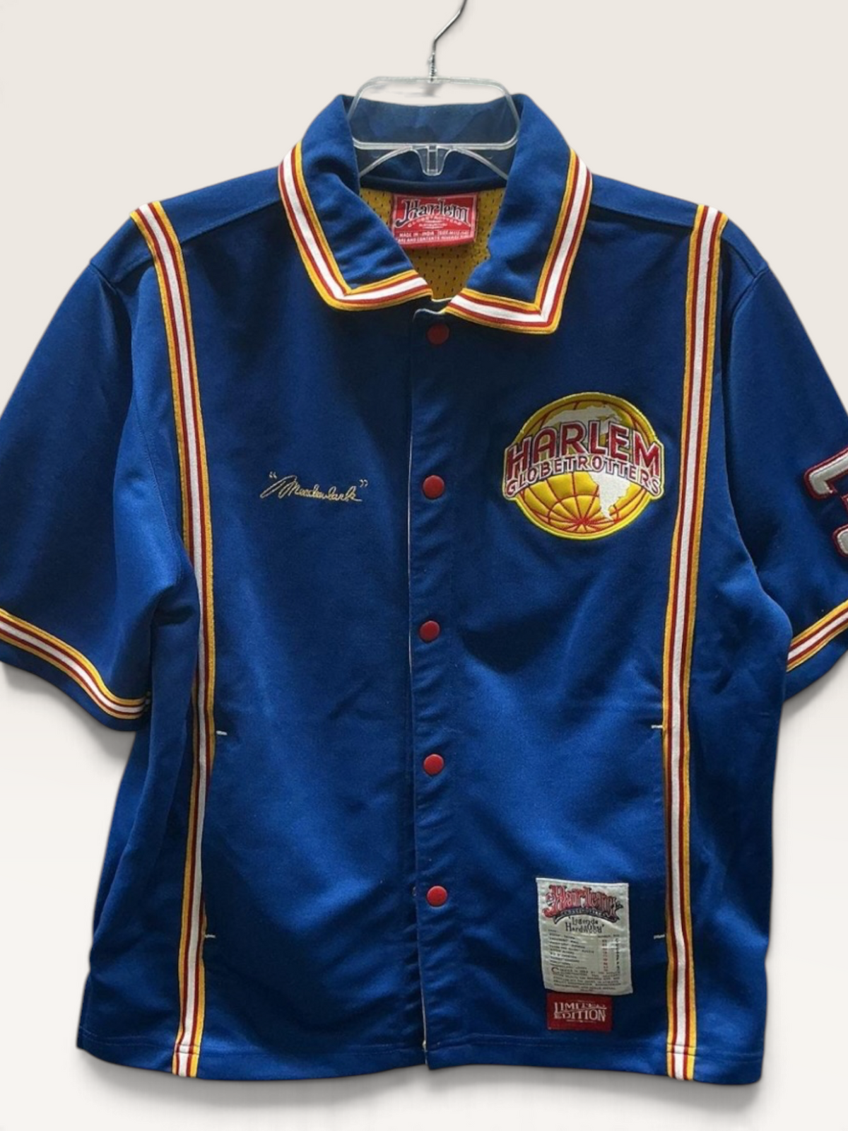 Harlem Globetrotters Legends of the Hardwood Limited Edition Jersey