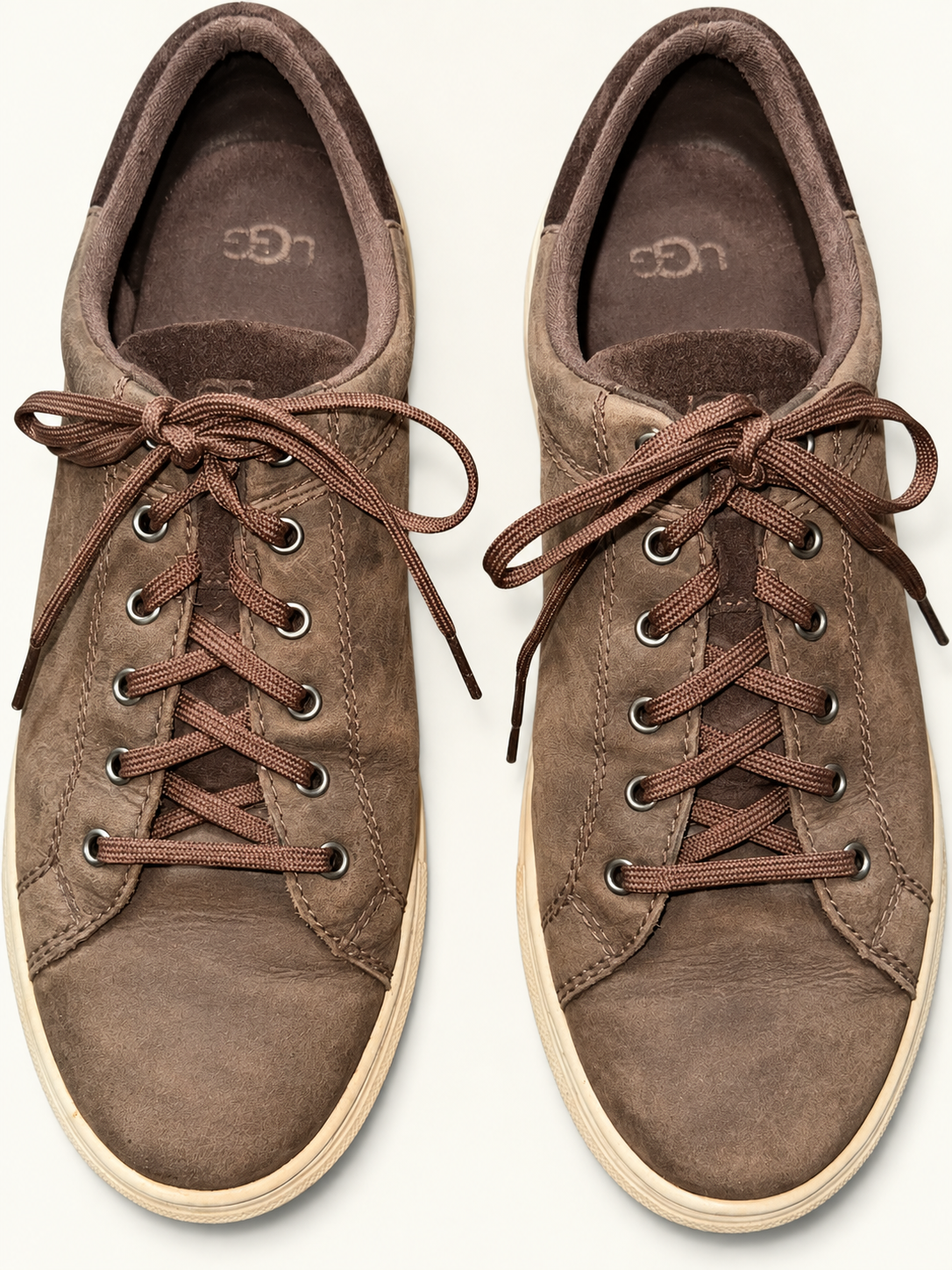 UGG Brown Suede Low-Top Sneakers