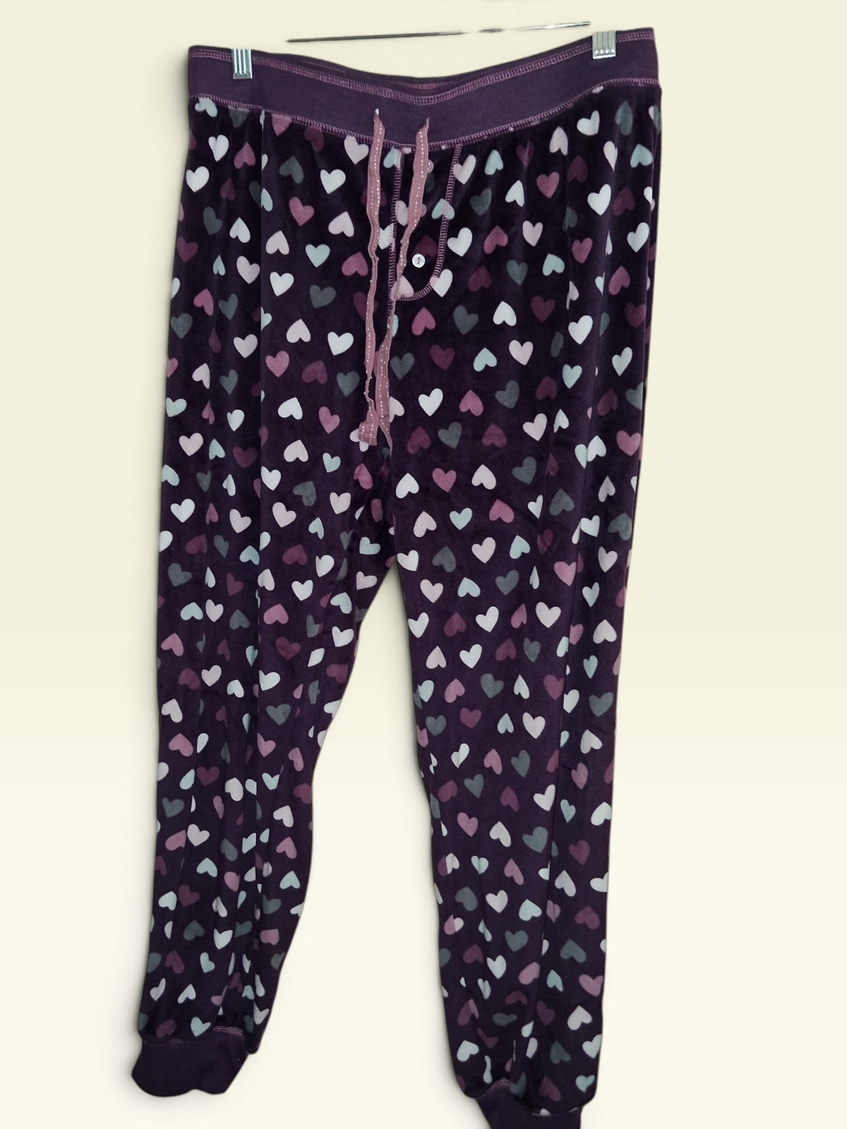Secret Treasures “Coffee and Chill” Purple Pajama Set