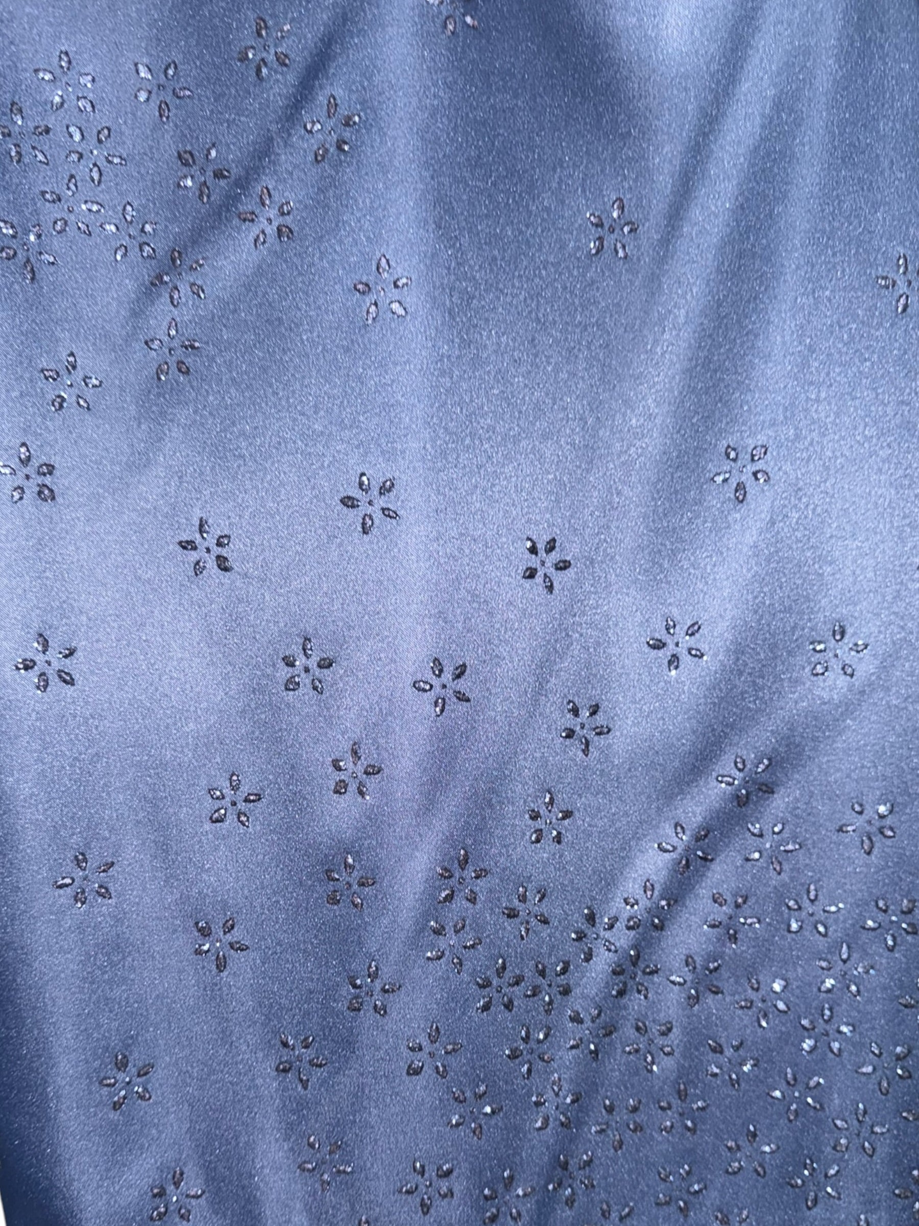 CDO Petites Blue Embellished Sheath Dress