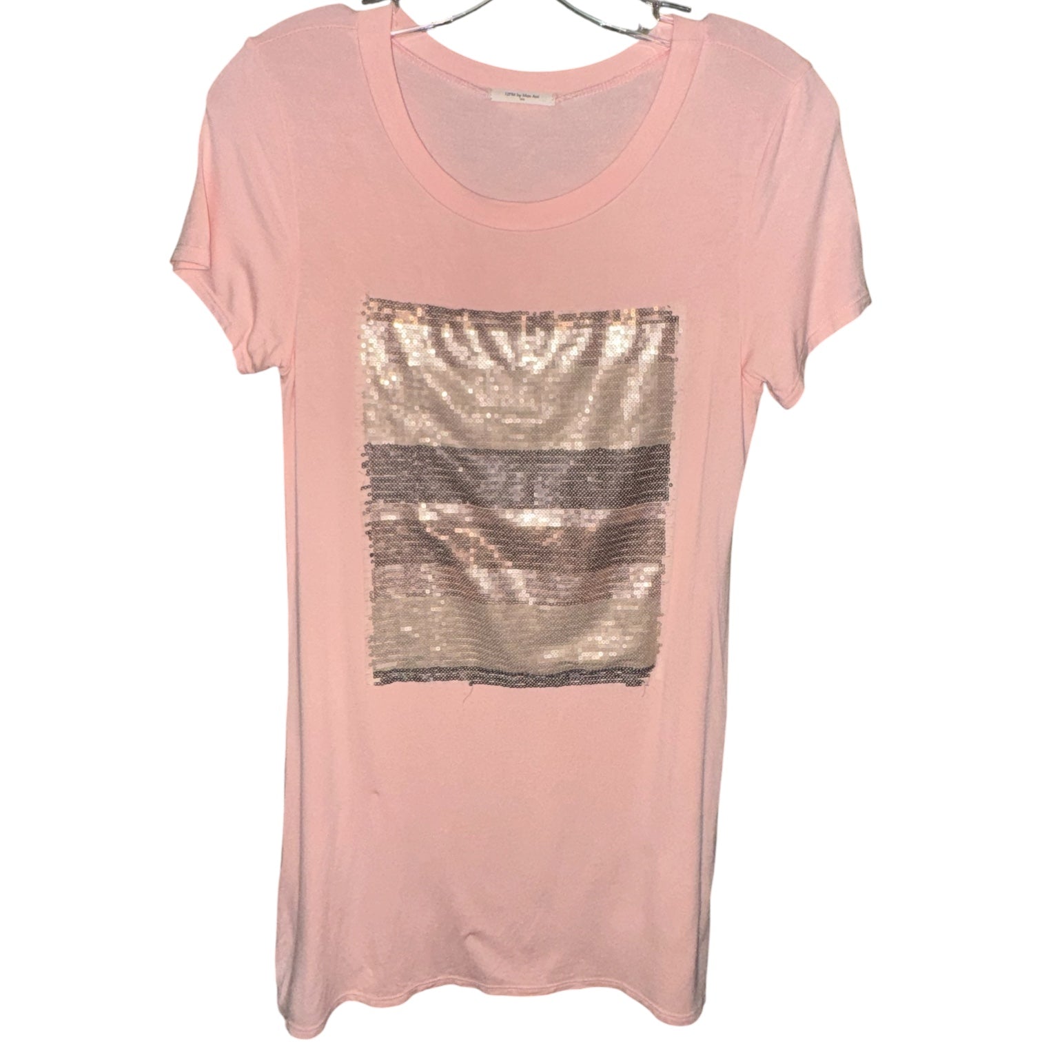 12PM by Mon Ami Sequin Block Tee