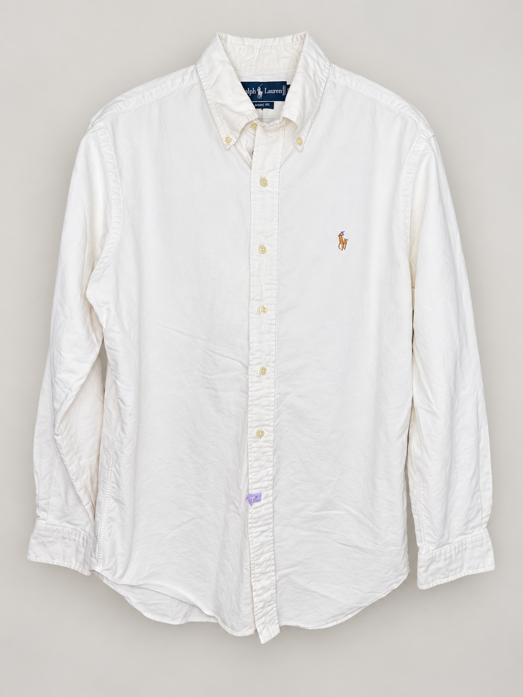 Ralph Lauren White Classic Fit Button-Down