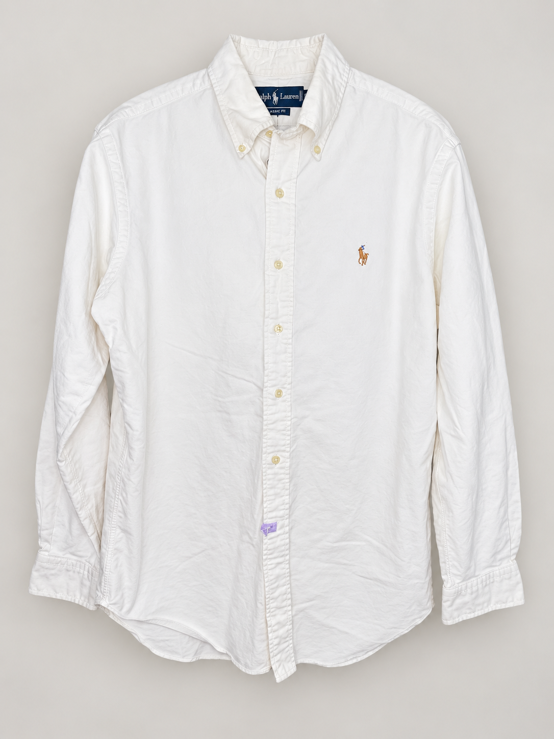Ralph Lauren White Classic Fit Button-Down