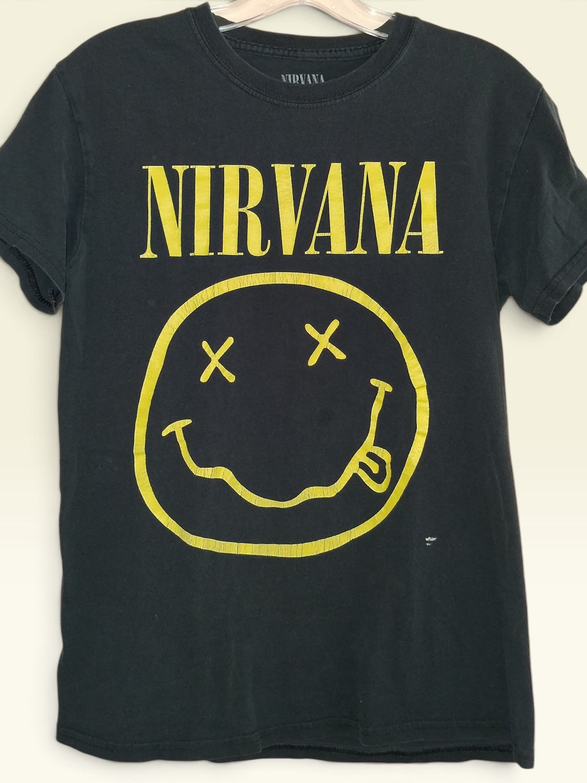 Nirvana Yellow Smiley Graphic Tee