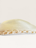 Diana Exclusives Ivory Braided-Trim Dress Hat