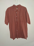 Sun River Terracotta Short-Sleeve Button-Down Shirt