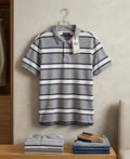 Old Navy Men's Built-In Flex Striped Polo Shirt