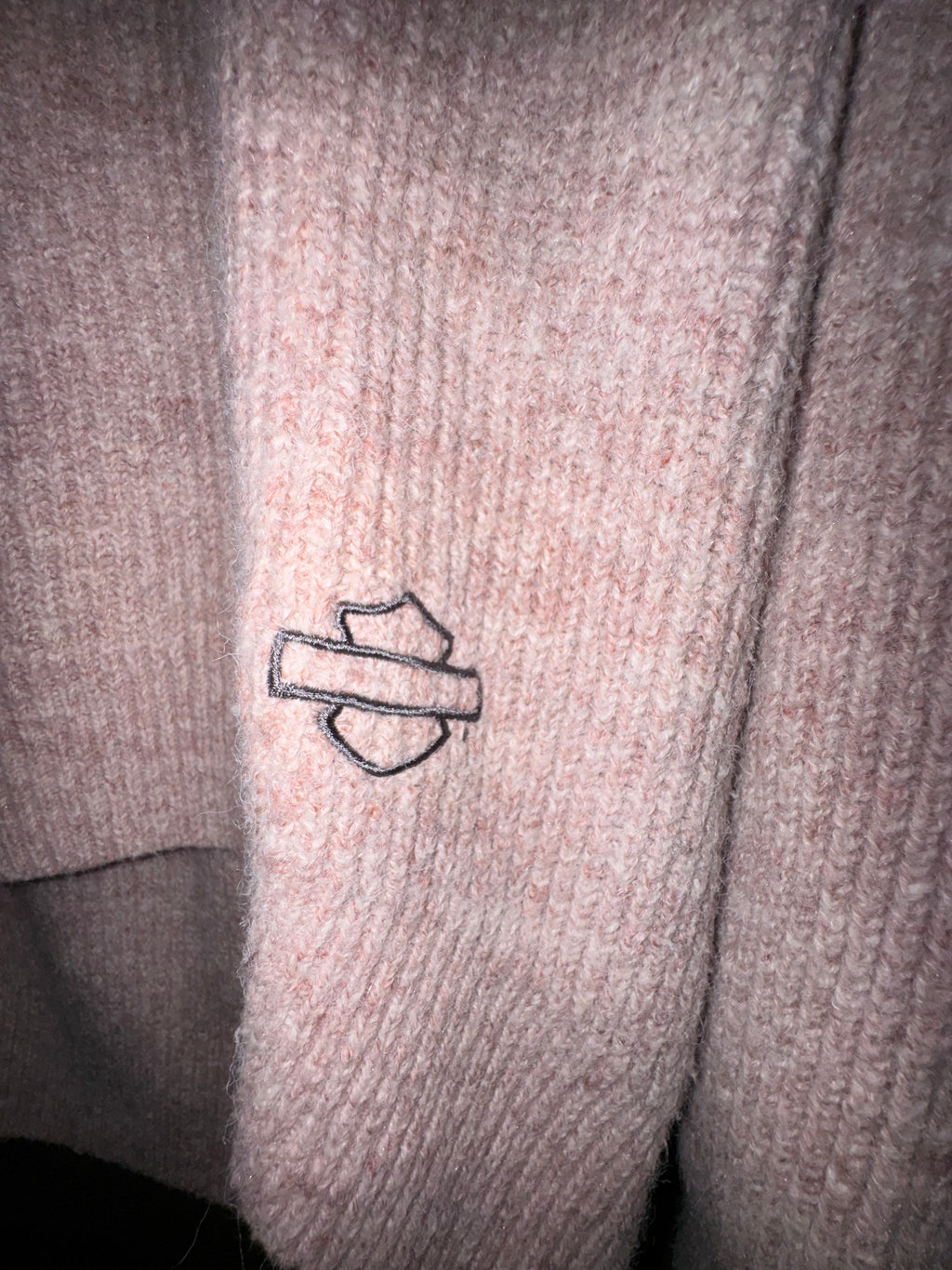 Harley-Davidson Blush Pink Knit Sweater