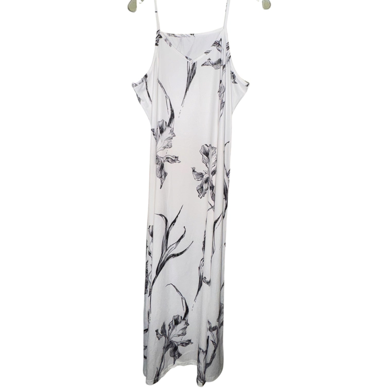 Floral Maxi Dress with Sheer Duster Set