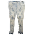 Wajala Extreme Distressed Acid-Wash Jeans