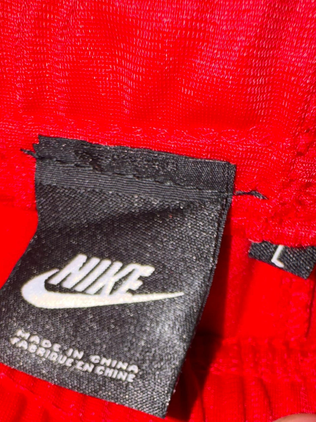 Nike Red & Black Full-Zip Tracksuit Set