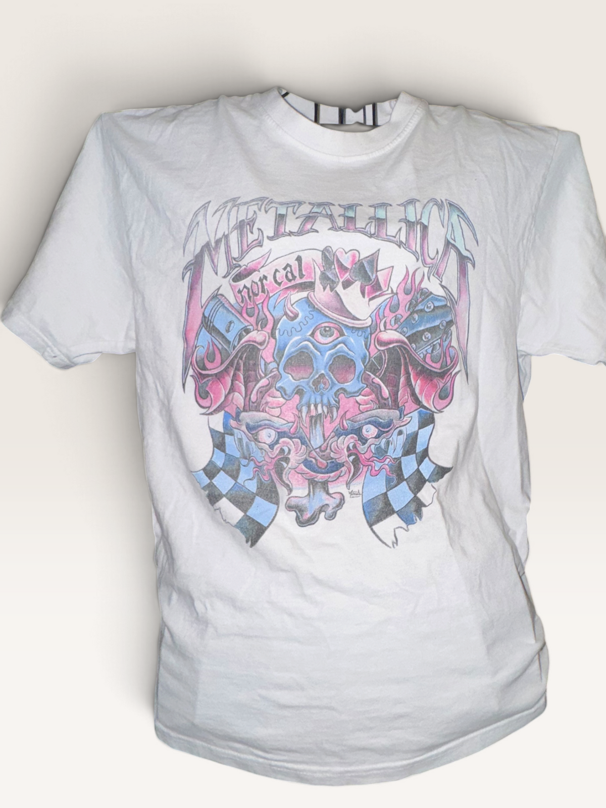 Metallica Skull & Crown Graphic Band T-Shirt