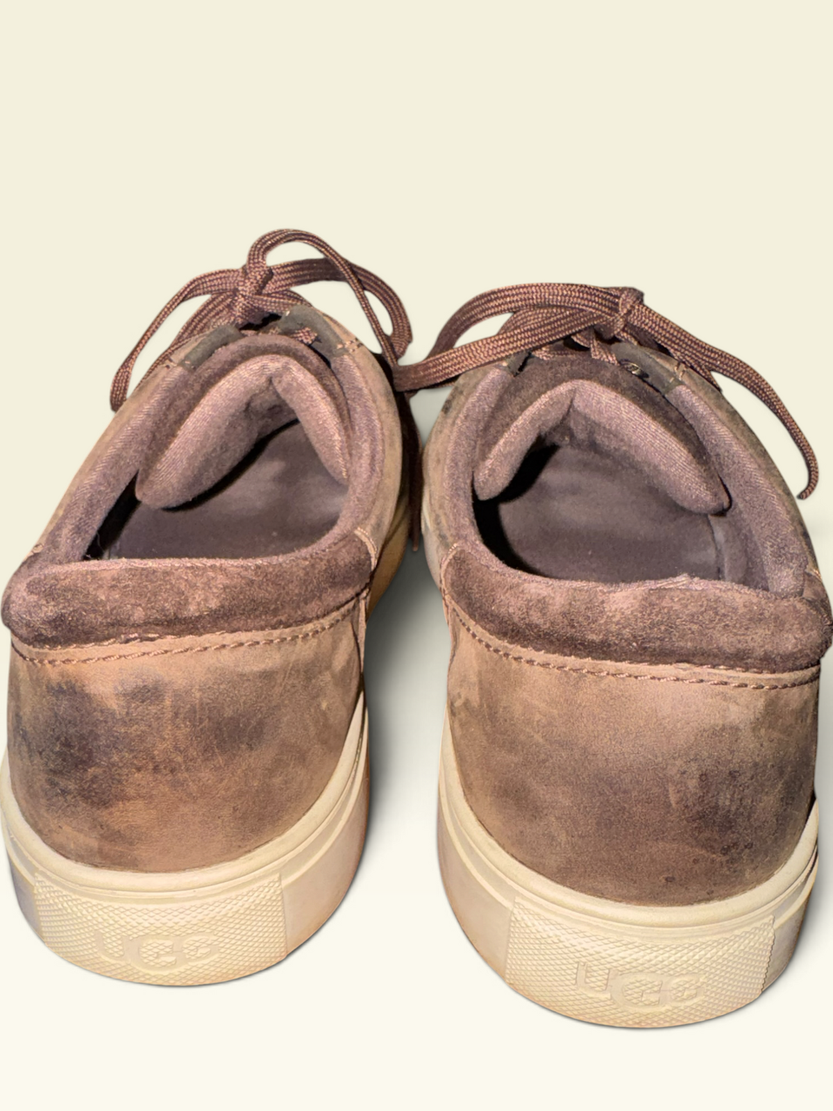 UGG Brown Suede Low-Top Sneakers