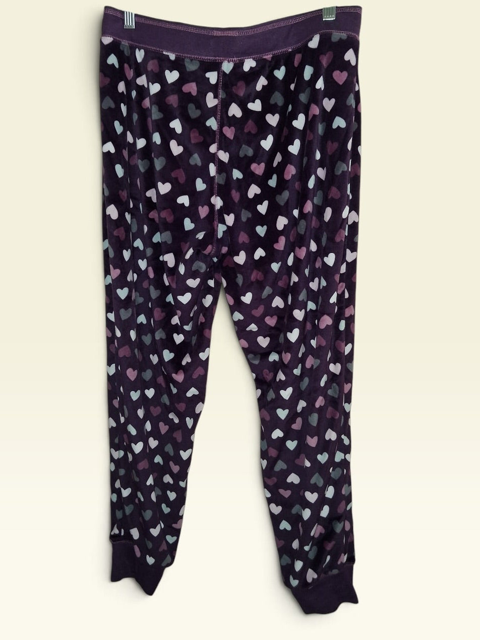 Secret Treasures “Coffee and Chill” Purple Pajama Set