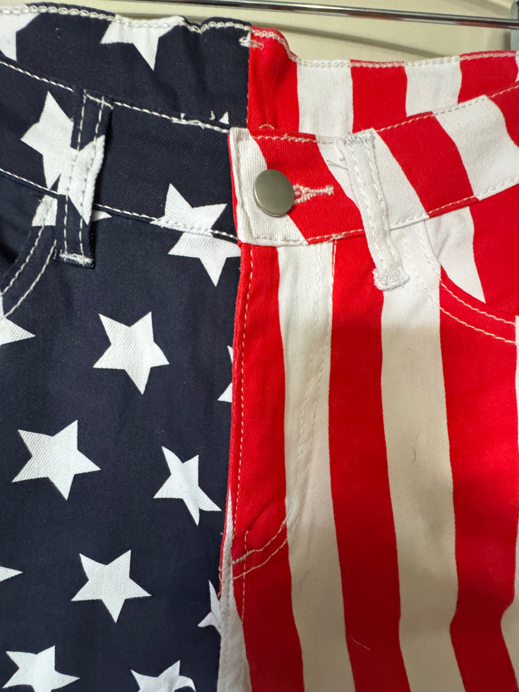 Premium Patriotic Split Design Bell Bottom Jeans