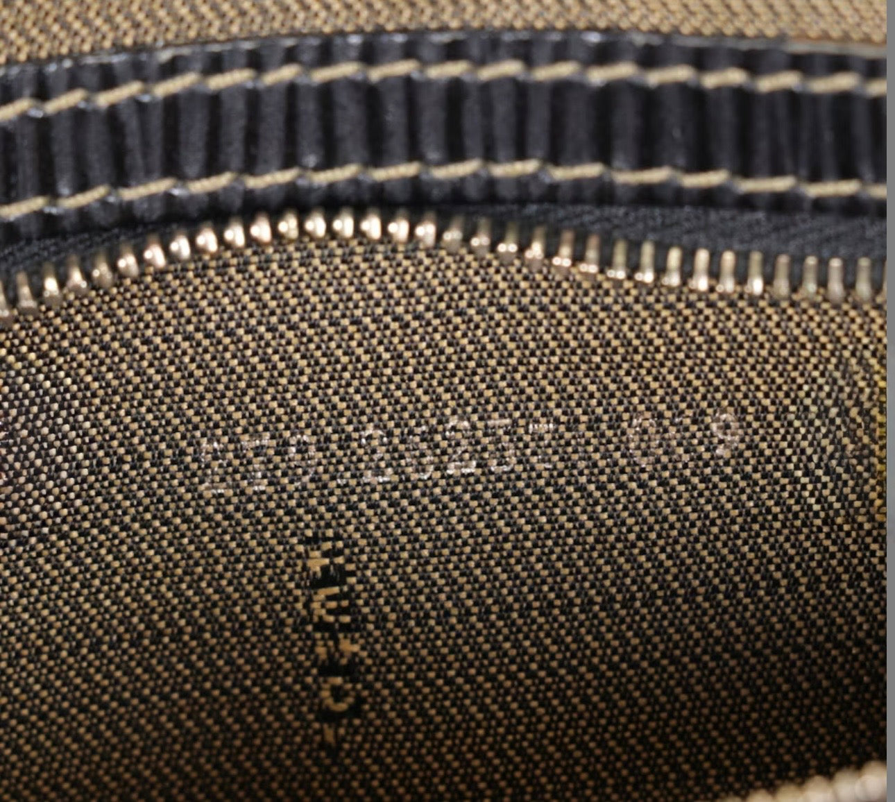 Fendi Zucca Canvas & Black Leather Dome Bag