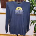 Life Is Good Navy Shirt with Yellow Dog Graphic