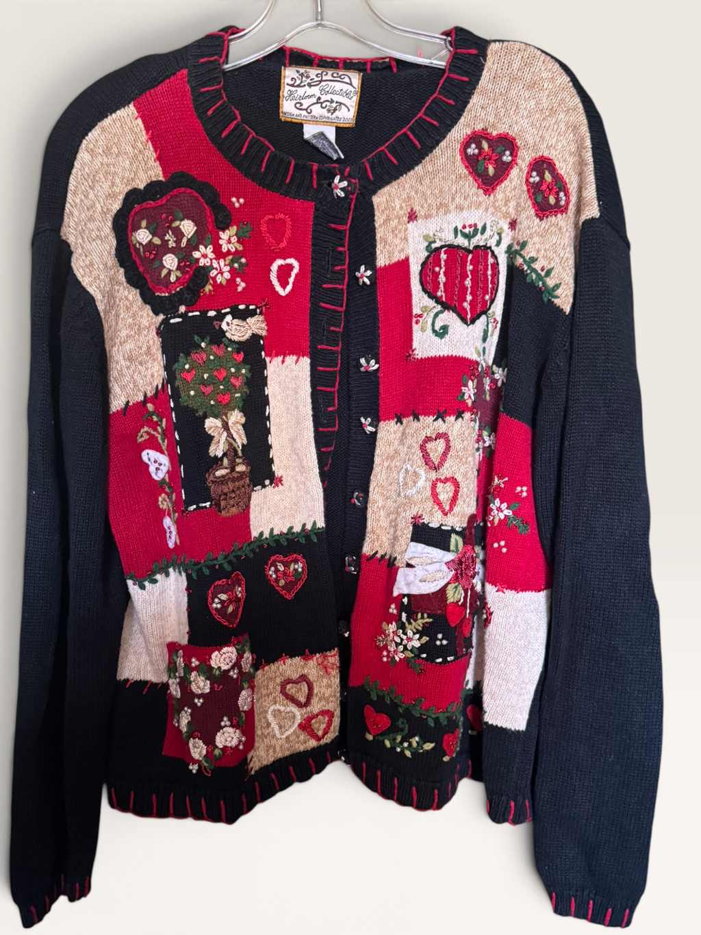 Heirloom Collectibles Heart & Floral Patchwork